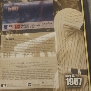 Kodak Framed Commemorative Print in Brown and Cream